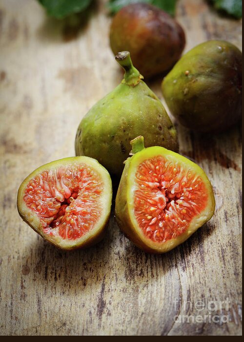 Fig Greeting Card featuring the photograph Figs by Jelena Jovanovic