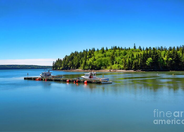 Canada Greeting Card featuring the photograph Fishing Boats by Lenore Locken