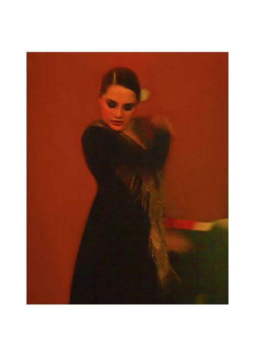 Abanicos Greeting Card featuring the photograph Flamenco Series 2 by Catherine Sobredo