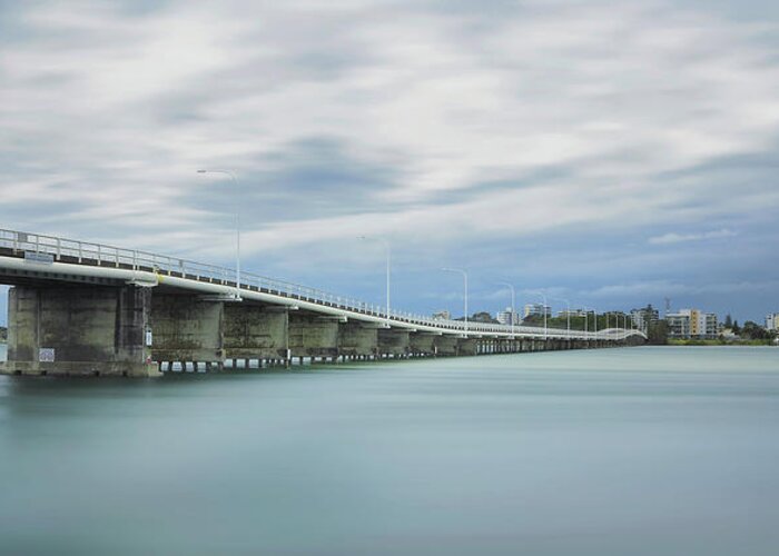 Forster Bridge Greeting Card featuring the digital art Forster Bridge 77654 by Kevin Chippindall