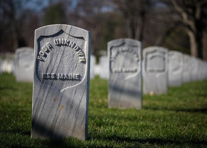 Arlington National Cemetery Greeting Card featuring the photograph Four Unknowns by Fred DeSousa