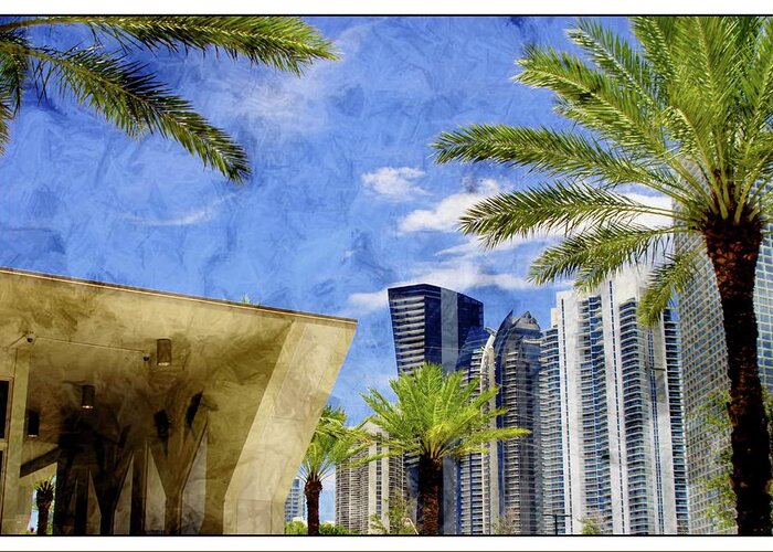Florida Greeting Card featuring the photograph Ft Lauderdale Skyline by Stoney Lawrentz