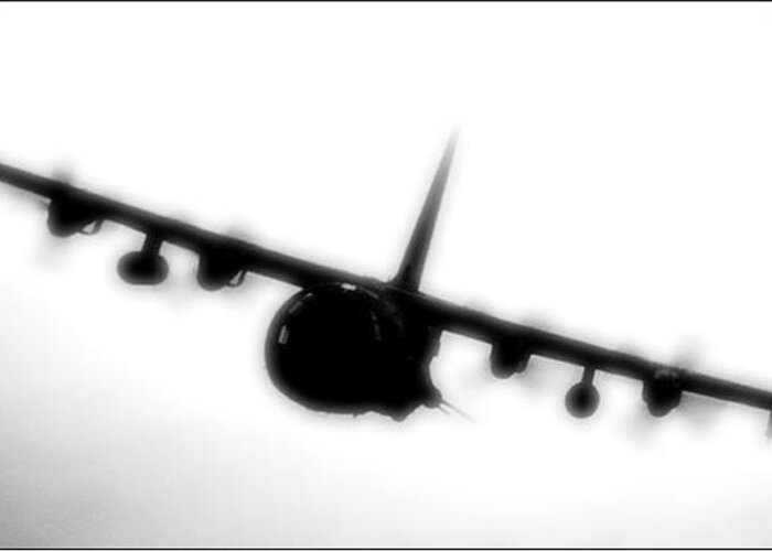 C-130 Greeting Card featuring the photograph Ghost 130 by Billy Knight