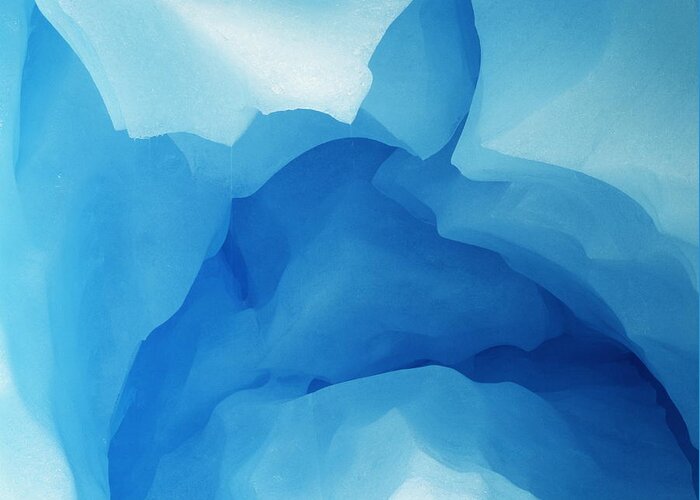 Outdoors Greeting Card featuring the photograph Glacial Ice, Close-up by Hans Strand