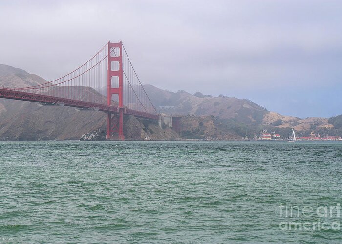 Golden Gate Bridge Greeting Card featuring the photograph Golden Gate Bridge II by Veronica Batterson