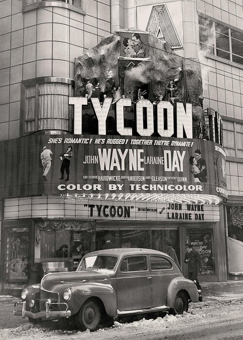 Tycoon Greeting Card featuring the photograph Goldman Theatre by Unknown