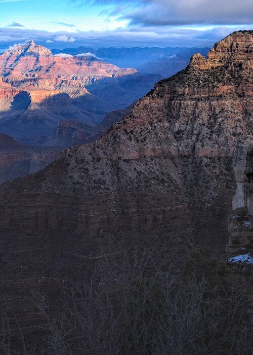 Grand Canyon Greeting Card featuring the photograph Grand Canyon Vertical Inspiration by Chance Kafka