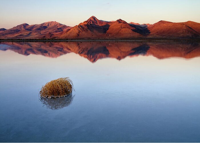 Tranquility Greeting Card featuring the photograph Great Salt Lake, Utah by Scott Stringham Photographer