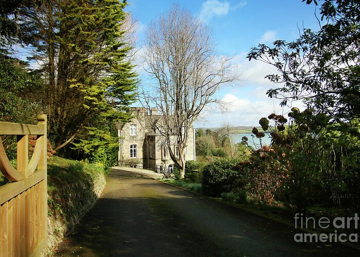 Greatwood Greeting Card featuring the photograph Greatwood House Mylor by Terri Waters