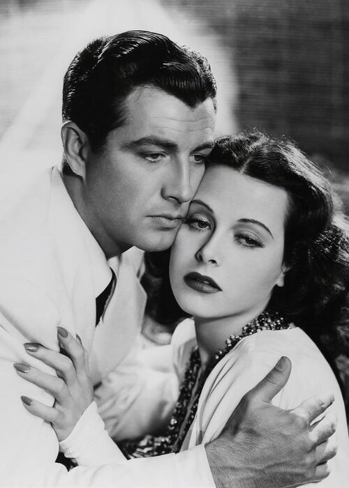 HEDY LAMARR and ROBERT TAYLOR in LADY OF THE TROPICS -1939-. Greeting ...