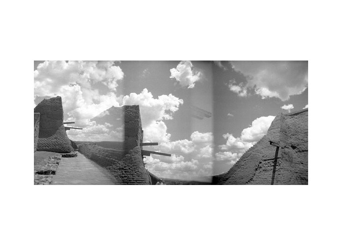 Pecos Greeting Card featuring the photograph Holga Triptych 5 by Catherine Sobredo