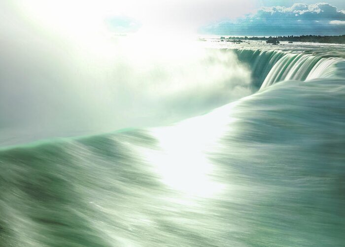 Horseshoe Falls Greeting Card featuring the photograph Horseshoe Falls, Niagara Falls by Doolittle Photography and Art