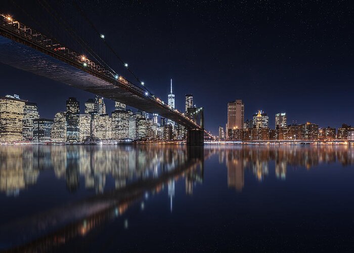 Manhattan Greeting Card featuring the photograph Iconic View by Jorge Ruiz Dueso