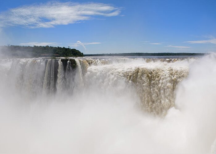 Scenics Greeting Card featuring the photograph Iguazu Falls, Misiones, Argentina by Gabrielle Therin-weise