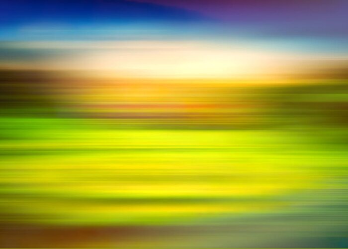 India Greeting Card featuring the photograph India Colors - Abstract Rural Panorama by Stefano Senise