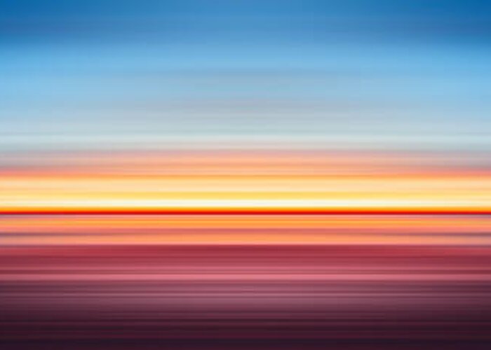 India Greeting Card featuring the photograph India Colors - Abstract Wide Sunset by Stefano Senise