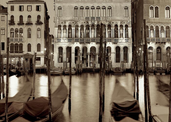 Photography Greeting Card featuring the photograph It1058 - Venezia I by Alan Blaustein