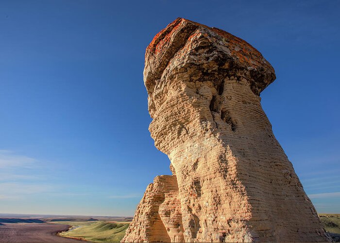 Badlands Greeting Card featuring the photograph Jerusalem Rocks Formation by Todd Klassy