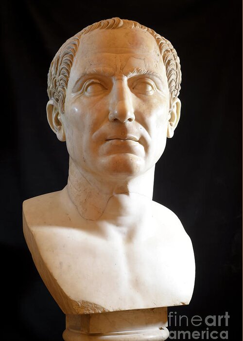 Julius Caesar Greeting Card featuring the photograph Julius Caesar by Marco Ansaloni/science Photo Library