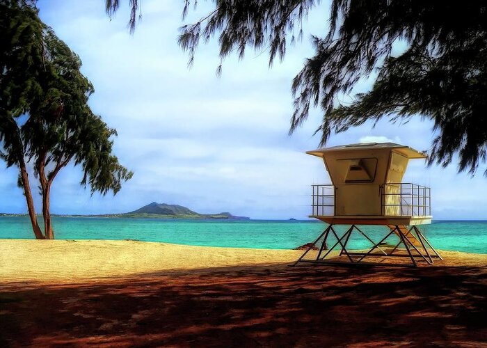 #hawaii Greeting Card featuring the photograph Kailua Beach by Cornelia DeDona