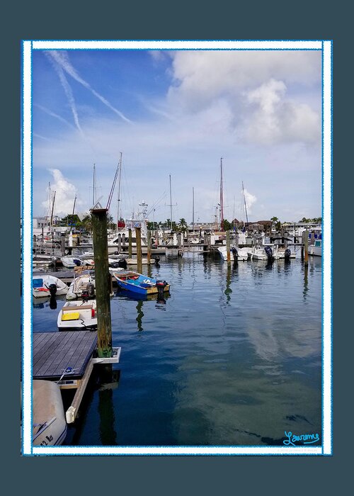 Key West Greeting Card featuring the photograph Key West Harbor by Artist Laurence