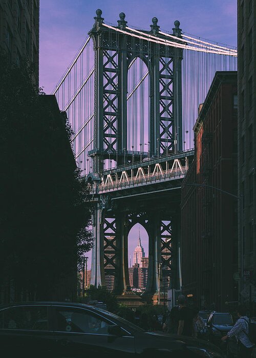 Manhattan Greeting Card featuring the photograph Keyhole by Peter Hull