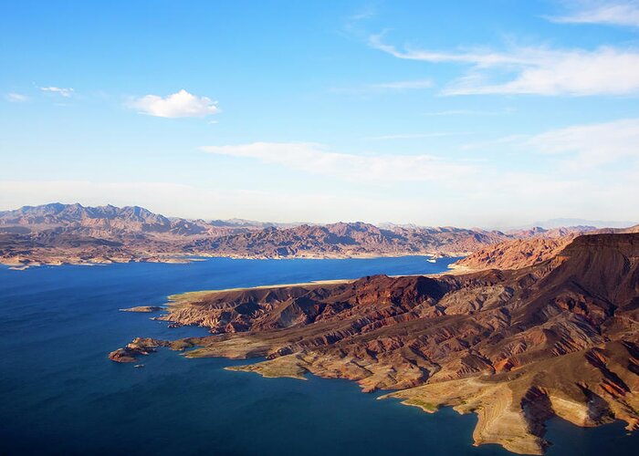 Scenics Greeting Card featuring the photograph Lake Mead by Fmbackx