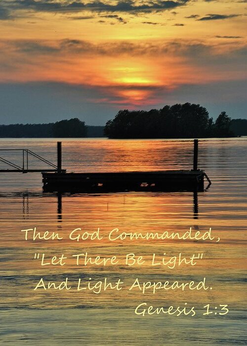 Let There Be Light Greeting Card featuring the photograph Let There Be Light by Lisa Wooten