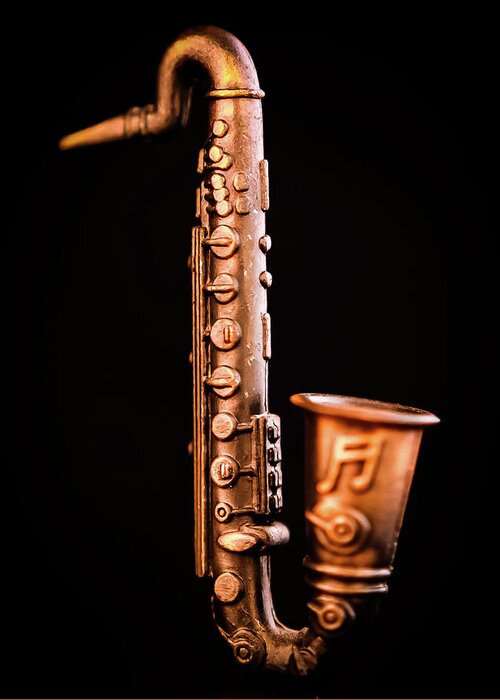 Sax Greeting Card featuring the photograph Li'l Saxophone 3 by Anamar Pictures