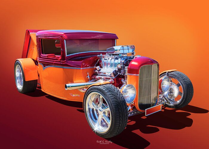 Hotrod Greeting Card featuring the photograph Lil Tipper by Keith Hawley