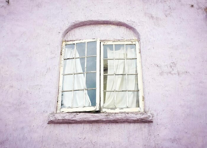 Window Greeting Card featuring the photograph Lilac Window by Lupen Grainne