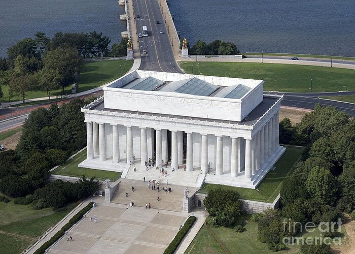 2006 Greeting Card featuring the photograph Lincoln Memorial, 2006 by Carol Highsmith