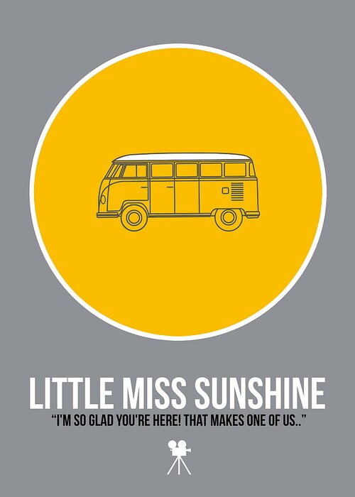 Little Miss Sunshine Greeting Card featuring the digital art Little Miss Sunshine by Naxart Studio