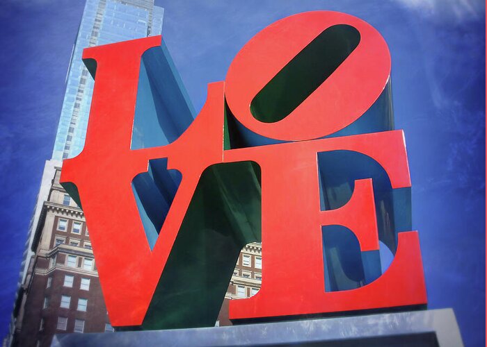 Philadelphia Greeting Card featuring the photograph Love Philly by Carol Japp