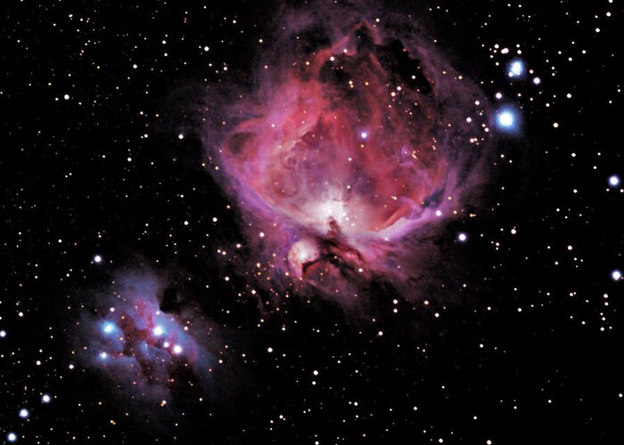 New Mexico Greeting Card featuring the photograph M42, The Great Nebula Of Orion by A. V. Ley