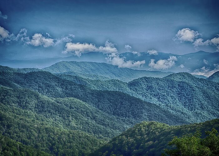 Mountains Greeting Card featuring the photograph Magnificent Mountains - Great Smoky Mountains National Park by Rebecca Carr