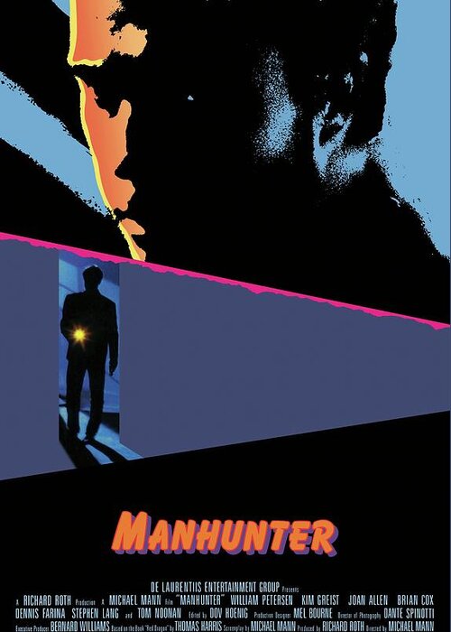 1980s Greeting Card featuring the photograph Manhunter -1986-. by Album