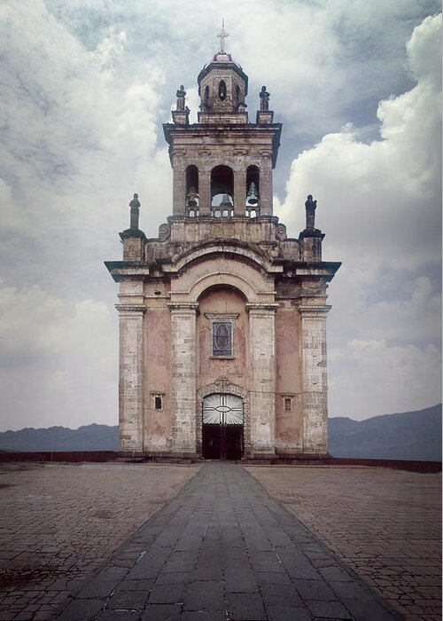 Latin America Greeting Card featuring the photograph Mexico, Patzcuaro, Templo Del Santuario by Ed Freeman
