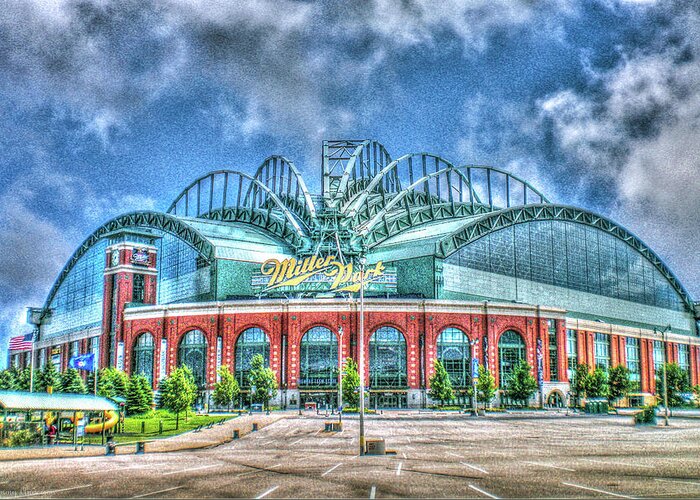 Miller Park Greeting Card featuring the photograph Miller Park by Tommy Anderson
