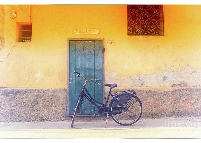 Bikes Greeting Card featuring the photograph Monterosso 5 by Becqi Sherman