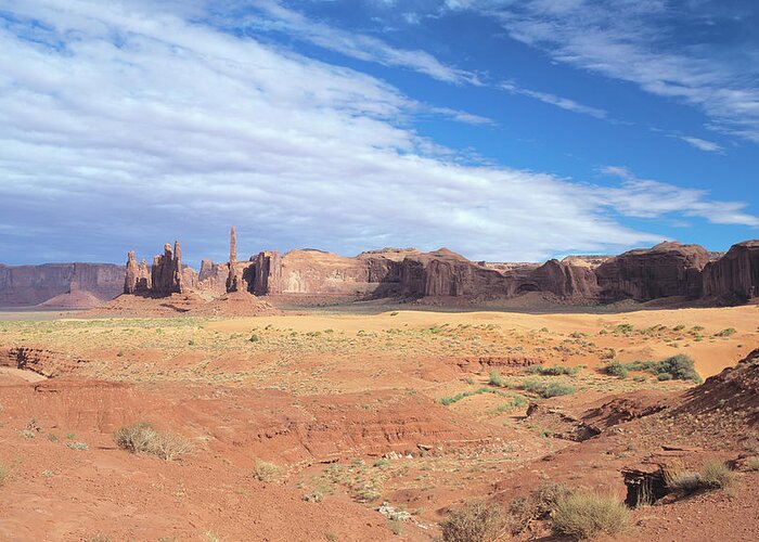 Monument Valley Greeting Card featuring the photograph Monument Valley 10 by Gordon Semmens