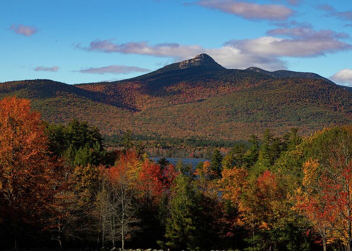Chocorua Fall Colors Greeting Card featuring the photograph Mount Chocorua New Hampshire by Jeff Folger