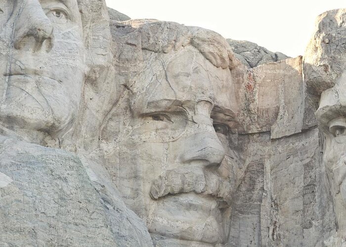 Mt Rushmore Greeting Card featuring the photograph Mt Rushmore, Roosevelt by Susan Jensen