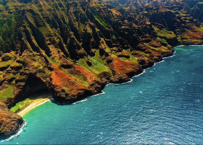 Travel Greeting Card featuring the photograph Napali Coast by Asif Islam