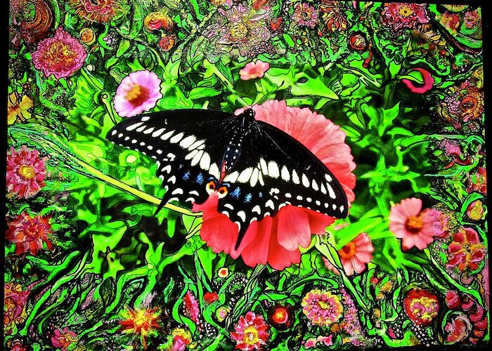Photograph Greeting Card featuring the mixed media Nature by Zeitlin Giffen