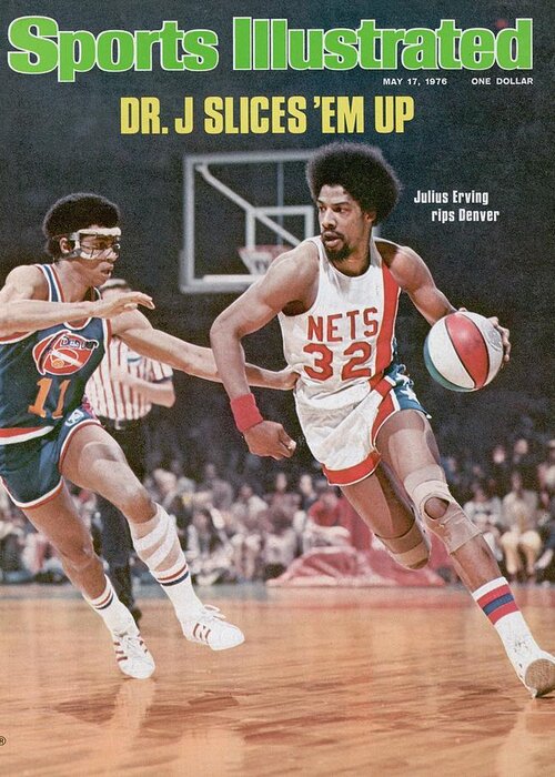 J New York Nets ABA 1976 Slam Dunk Contest 8x10 Photo Julius Erving Dr 