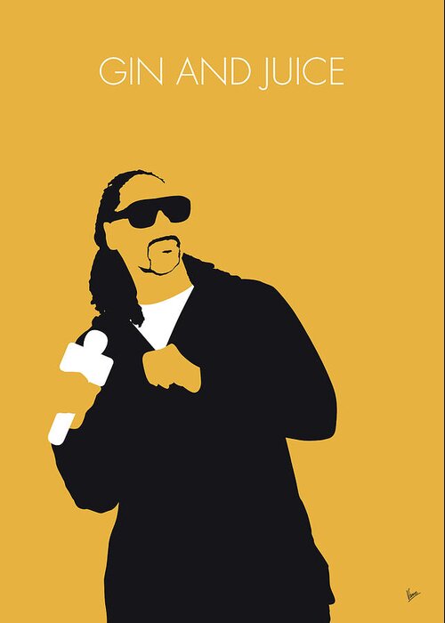 Snoop Greeting Card featuring the digital art No244 MY snoop dogg Minimal Music poster by Chungkong Art