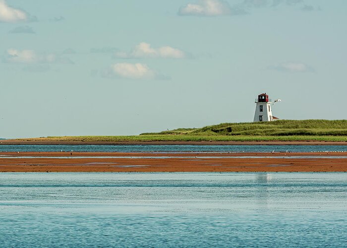 Prince Edward Island Greeting Card featuring the photograph Northport Lighthosue by Douglas Wielfaert