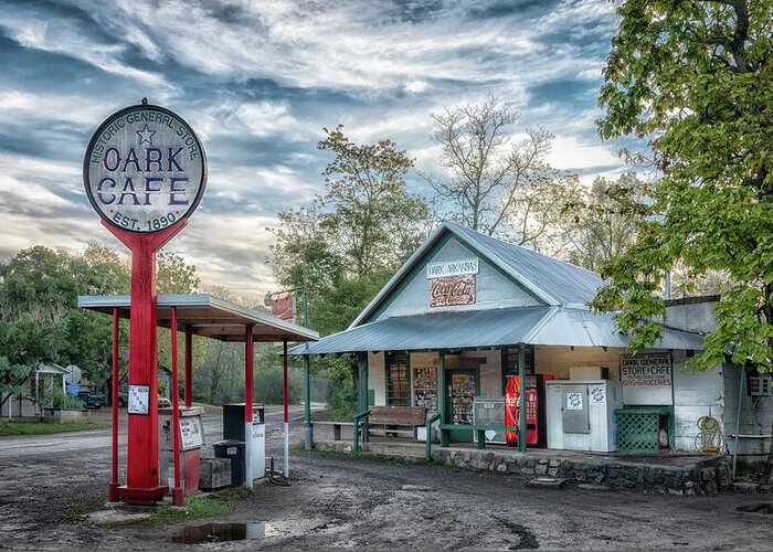 Oark Greeting Card featuring the photograph Oark General Store by James Barber