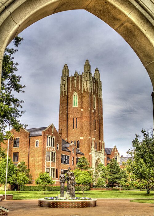 Ocu Greeting Card featuring the photograph Oklahoma City University by Al Griffin
